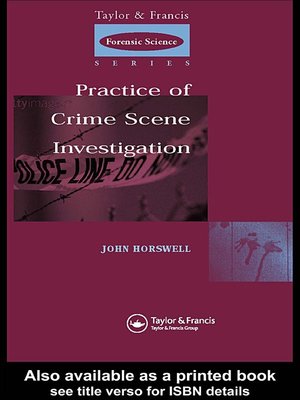 cover image of The Practice Of Crime Scene Investigation